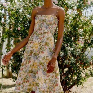 Reformation Sable Midi Dress - Countryside